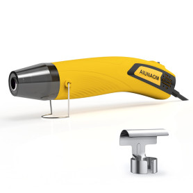 AIUNAOM Mini Décapeur Thermique 500W Pistolet à Air chaud 2 Réglages Température 270℃/450℃ avec Buse Réfléchissante pour rétréci