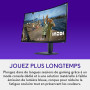 Alienware 32 Écran PC Gaming - AW3225DM, QHD (2560x1440), 1500R Incurvé, 180Hz, VA, 1ms, AMD FreeSync, VESA AdaptiveSync, 95% DC