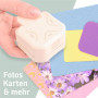 Vaessen Creative Perforatrice de Papier, 3 en 1, Coins Arrondis, Pour Projets DIY, Scrapbooking, Création de Cartes et Plus, Bla