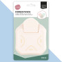 Vaessen Creative Perforatrice de Papier, 3 en 1, Coins Arrondis, Pour Projets DIY, Scrapbooking, Création de Cartes et Plus, Bla
