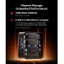 NiPoGi E3B Mini PC AMD Ryzen 7 7730U (jusqu'à 4.5GHz,8C/16T) Micro Ordinateurs de Bureau 16GB RAM 512GB SSD, WiFi 6, BT5.2, Trip