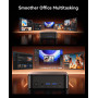 NiPoGi E3B Mini PC AMD Ryzen 7 7730U (jusqu'à 4.5GHz,8C/16T) Micro Ordinateurs de Bureau 16GB RAM 512GB SSD, WiFi 6, BT5.2, Trip