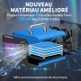 Charmofun Générateur d'Ozone Domestique 60000 mg/h, Machine à Ozone avec Affichage de la Température et de l'Humidité, Générateu