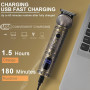 Surker Tondeuse Barbe Homme Tondeuse Cheveux Professionnelle Avec Lame en T de Coupe de Cheveux Chauve 0 mm Rasoir électrique To