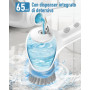 Brosse Nettoyage Electrique avec Distributeur de Liquide, Brosse Nettoyage Multifonction 4 en 1, Brosse Rotative Nettoyage, Type