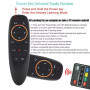 DollaTek Télécommande pour PC Air Mouse 2,4 GHz avec fonction gyroscope vocal pour Google Android TV Box Smart TV PC HTPC Raspbe