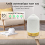 Diffuseur D'huiles Essentielles avec 6x10ml Set d'huiles Essentielles Diffuseur Electrique Ultrasonique Aromathérapie en Céramiq