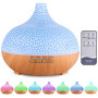 MUOIVG Diffuseur d'Huiles Essentielles,550ml Ultrasonique Humidificateur Diffuseur Aromathérapie Electrique avec Télécommande,7 