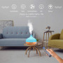 MUOIVG Diffuseur d'Huiles Essentielles,550ml Ultrasonique Humidificateur Diffuseur Aromathérapie Electrique avec Télécommande,7 