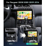 4G+64G Android Autoradio pour Peugeot 3008 5008 2009-2016 Carplay sans Fil 9 Pouces in-Cell Radio avec Android Auto Mirror Link 