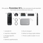 Insta360 X5 Pack Essentiels - caméra d'action 360° 8K étanche, Basse lumière de Pointe, Perche à Selfie Invisible, objectifs Rob