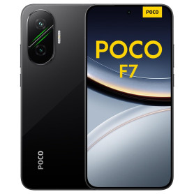 POCO F7 Smartphone, 12+512Go, Noir, Flagship Snapdragon® 8s Gen 4, Batterie 6500mAh, Appareil Photo Sony 50MP avec OIS (sans Ada