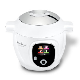 Moulinex, Cookeo Multicuiseur intelligent 6L, 80 recettes intégrées, Cuisson sans surveillance, Ecran intuitif, Guide de cuisson
