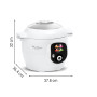 Moulinex, Cookeo Multicuiseur intelligent 6L, 80 recettes intégrées, Cuisson sans surveillance, Ecran intuitif, Guide de cuisson