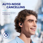Soundcore by Anker Space A40 Ecouteurs Bluetooth sans Fil Réduction du Bruit Automatique jusqu'à 98%, Ecouteurs sans Fil, 50h de