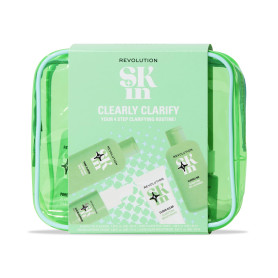 Revolution SKin, Clearly Clarify Starter Kit, Set Viso per Pelli Impure con Detergente, Tonico, Siero e Crema Idratante, Vegano 