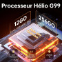 OUKITEL RT8 Tablette Incassable Android 14-12GO RAM + 256GO ROM 1TB, 20000mAh Tablette Durcie 11 Pouces FHD+, Helio G99 Octa Cor