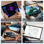 DOOGEE Tab E3 Max Tablette Android 15, Tablette 14 Pouces 13500mAh Batterie, MTK G100 Octa-Core, 32GB+256GB/TF 2TB, Tablette Tac