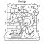 Cozy Friends: Coloring Book for Adults and Teens Featuring Super Cute Animal Characters with Easy and Simple Designs for Relaxat