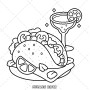 Comfort Food: Bold and Easy Coloring Book for Adults and Teens