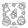 Comfort Food: Bold and Easy Coloring Book for Adults and Teens