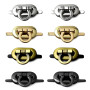 Dtoterul Lot de 8 fermoirs de poche en métal à visser pour sacs, sacs, accessoires de couture, fermeture à vis, porte-monnaie