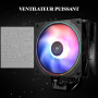 Thermalright Assassin Spirit 120 EVO CPU Cooler Air Avec HeatPipes 4×6mm, TL-S12-S PWM Fan Heatdissier CPU Cooler, 156mm High, P