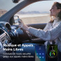 UGREEN LDAC Récepteur Bluetooth 6.0 Jack pour Voiture Adaptateur AUX Voiture avec Micro Intégré Appels Mains Libres 17H d'Autono