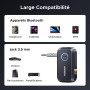 UGREEN LDAC Récepteur Bluetooth 6.0 Jack pour Voiture Adaptateur AUX Voiture avec Micro Intégré Appels Mains Libres 17H d'Autono
