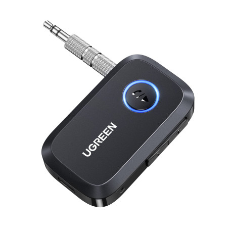 UGREEN Récepteur Bluetooth 5.4 Jack Adaptateur AUX Voiture avec Micro Intégré Appels Mains Libres, Enceinte Casque Filaire, Câbl