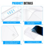 Domeilleur Couvercle Étanche pour Bouton de Sonnette, Housse de Protection Transparente, sans Fil, Support Mural, Protection Son