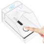 Domeilleur Couvercle Étanche pour Bouton de Sonnette, Housse de Protection Transparente, sans Fil, Support Mural, Protection Son