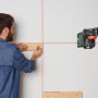 Bosch laser lignes Quigo avec pince universelle MM 2 (alignement facile et précis avec positionnement flexible de l’outil grâce 