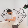 Bosch laser lignes Quigo avec pince universelle MM 2 (alignement facile et précis avec positionnement flexible de l’outil grâce 