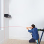 Bosch laser lignes Quigo avec pince universelle MM 2 (alignement facile et précis avec positionnement flexible de l’outil grâce 