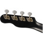 Fender Venice Ukulélé soprano Noir, Incluant des Cours Virtuels Gratuits sur Fender Play, Super Portable et Immédiatement Utilis