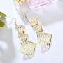 Uwiyo 12 Paires Boucles d'Oreilles Pendantes Or pour Femmes Filles, Boucles d'Oreilles Boho à pampilles en diamant et feuille en