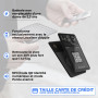 Rolling Square AirCard - Wallet Tracker, Localisateur d'Objets Carte Visite NFC/QR Code, Traceur Compatible avec App Localiser, 
