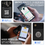 Rolling Square AirCard - Wallet Tracker, Localisateur d'Objets Carte Visite NFC/QR Code, Traceur Compatible avec App Localiser, 