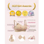 HOFISH Soutien-Gorge de maternité et d'allaitement sans Couture pour l'allaitement et Le Sommeil Pendant la Grossesse, avec rall