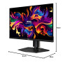 MSI MAG 271QPX QD-OLED écran gaming 26.5 pouces WQHD - Dalle 2560 x 1440 Quantum Dot OLED, 360Hz / 0,03ms, 99.1% DCI-P3, ΔE≤2, D