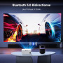 Mini Projecteur Portable, VISULAPEX V3pro 5G WiFi Vidéoprojecteur 12000LM, 1080P Full HD Supportée, Rétroprojecteur pour Home Ci