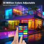 Ruban Led 20m, Led Chambre, Bande Led Lumineuse Contrôlé par APP Bluetooth ou Télécommande 44 Touches, Synchroniser avec Rythme 