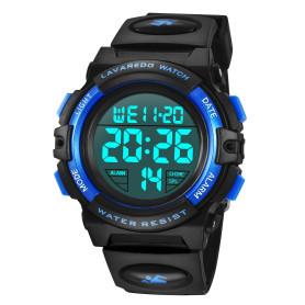 aswan watch Montre Digitale Enfant avec Chronomètre, Eclairage, Alarme, Calendrier-Montres Sport pour Fille Garcon avec Bracelet