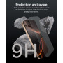 Belkin ScreenForce InvisiGlass Protection d'écran pour iPhone17 + iPhone 16 Pro, Protection Antirayure, Support Easy Align Inclu