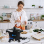 Yuuchail Fondeur de cire pour la fabrication de bougies, pot de cire électrique 7L à chauffage rapide, anti-adhésif