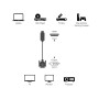Amazon Basics Câble adaptateur HDMI-A vers DVI (mâle), bidirectionnel 1080p, plaqué or, 1.8 m, pour télévision, noir
