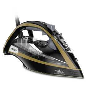 Calor Ultimate Pure Fer à repasser vapeur, 3000 W, Filtre Micro Calc, Fonction pressing 260 g/min, Débit vapeur 60 g/min FV9839C
