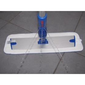 Balai trapèze Lavage à Plat +2 Bandeaux Microfibre + Manche réservoir 1m 40