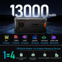 Blackview BV6200 Pro 13000mAh Telephone Portable Incassable 2025, Haut-Parleur 98DB, 18GB+128GB/2TB, Android 14 Téléphone, 6,56 